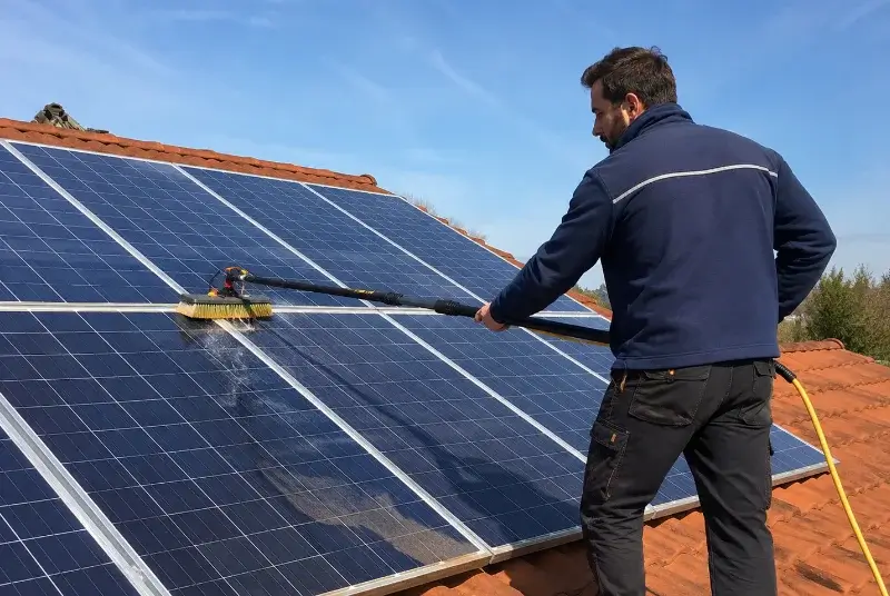 Nettoyage et entretien de panneaux solaires à Pons
